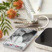 Beste vader ooit, Aangepast 2 Foto Sleutelhanger (Voorkant Rechts)