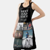 Beste vader ooit Aangepast 6 Foto Collage Schort (Insitu)