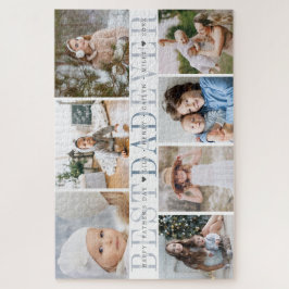 Beste vader ooit | Aangepast bericht en Kind fotoc Legpuzzel