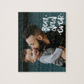 Beste vader ooit Aangepast Foto Vaderdag Cadeau Legpuzzel (Verticaal)