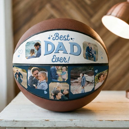 Beste vader ooit aangepaste foto collage Keepsake  Basketbal