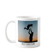 Beste vader ooit aangepaste foto koffiemok