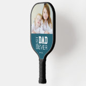 Beste vader ooit aangepaste foto naam pickleball paddle (Links)