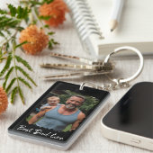 Beste vader ooit aangepaste foto Sleutelhanger (Voorkant Rechts)