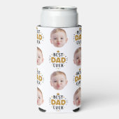 Beste vader ooit aangepaste grappige gezicht Kinde (Seltzer Achterkant)