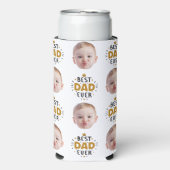 Beste vader ooit aangepaste grappige gezicht Kinde (Seltzer Voorkant)