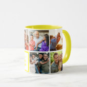 Beste vader ooit - Aangepaste Moderne Vaderdag Fot Mok (Voorkant rechts)