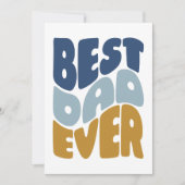 Beste vader ooit aangepaste Vaderdag Kaart (Voorkant)