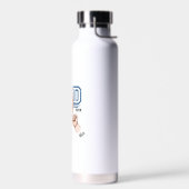 Beste vader ooit aangepaste vuistslag - drie Kinde Waterfles (Links)