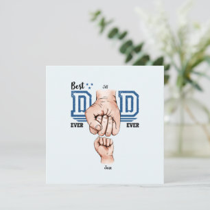 Beste vader ooit aangepaste vuistslag - een Kind