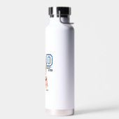 Beste vader ooit aangepaste vuistslag - twee Kinde Waterfles (Links)