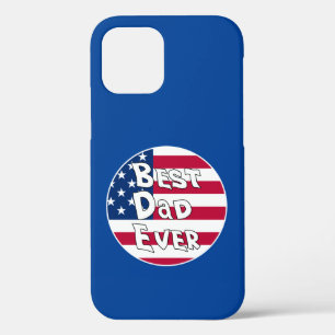 Beste vader ooit Amerikaanse vlag iPhone 12 Hoesje