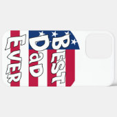 Beste vader ooit Amerikaanse vlag Case-Mate iPhone Case (Achterkant (horizontaal))