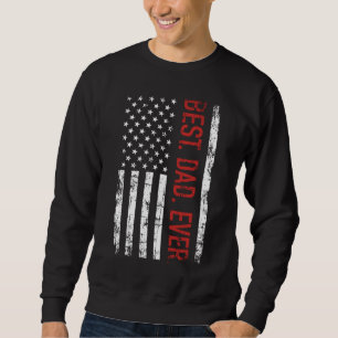 Beste vader ooit Amerikaanse vlag geschenk voor va Trui