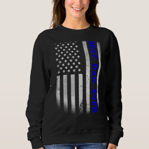 beste vader ooit Amerikaanse vlag met een druk ve Trui