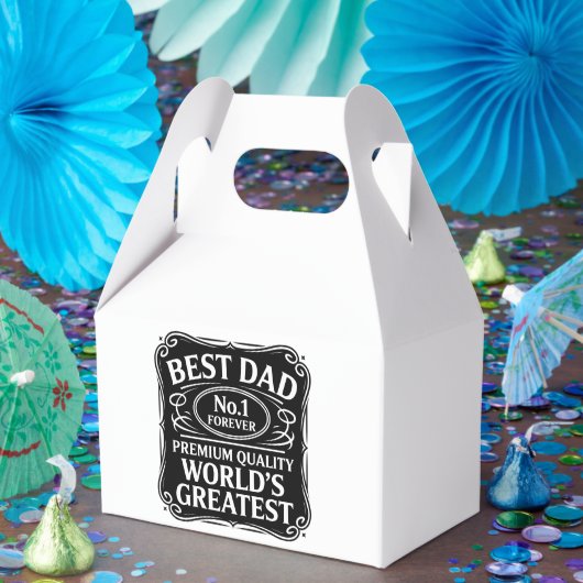 Beste vader ooit bedankdoosjes (Feest)