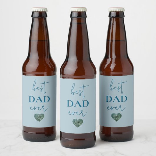 Beste vader ooit biermerk | Vaderdag Gift Bier Etiket (Flessen)