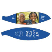 Beste vader ooit blauwe foto basketbal (Panelen)