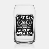 Beste vader ooit blikvorm glas (Achterkant)