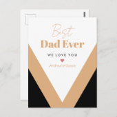 Beste vader ooit briefkaart (Voorkant / Achterkant)