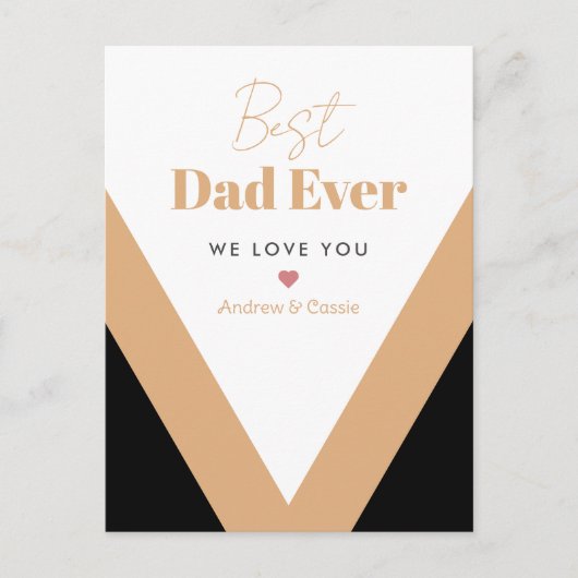 Beste vader ooit briefkaart (Voorkant)