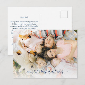 Beste Vader Ooit Bundel Cadeauset Briefkaart