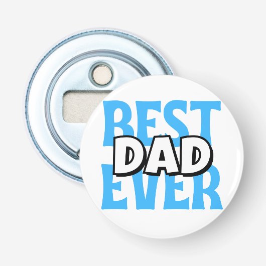Beste vader ooit button flesopener (Voorkant)