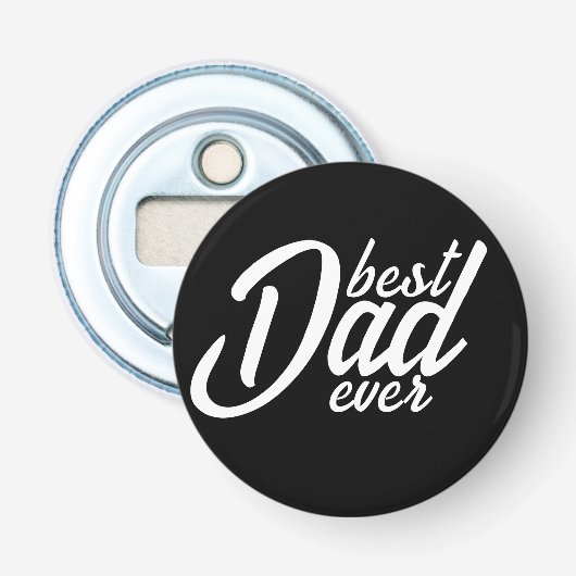 Beste vader ooit button flesopener (Voorkant)