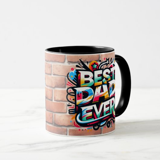 Beste vader ooit cadeau voor vaders vaders vaders mok (Voorkant rechts)