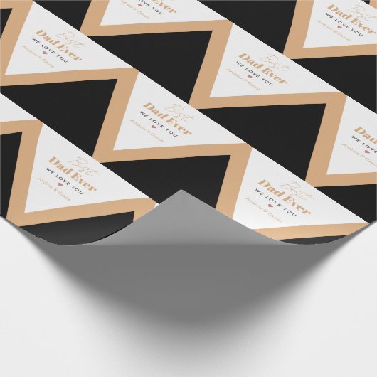 Beste vader ooit cadeaupapier (Hoek)