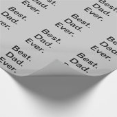 Beste vader ooit cadeaupapier (Hoek)