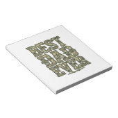 Beste Vader Ooit Camo Vintage Gravure Ontwerp_1 Notitieblok (Schuin)