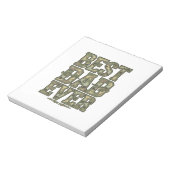 Beste Vader Ooit Camo Vintage Gravure Ontwerp_1 Notitieblok (Gedraaid)