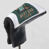 Beste vader ooit camping ontwerp golfheadcover (3/4 voorkant)