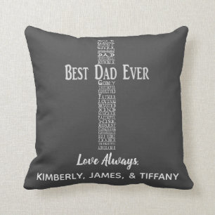 Beste vader ooit Christelijke Vaderdag piloot Kussen