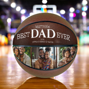 Beste vader ooit cool trendy foto Instagram Collag Basketbal