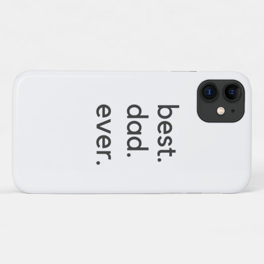 beste vader ooit donker Case-Mate iPhone case (Achterkant (horizontaal))