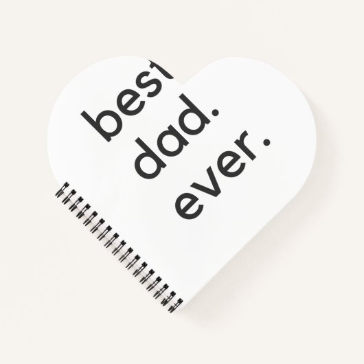 beste vader ooit donker notitieboek (Voorkant)