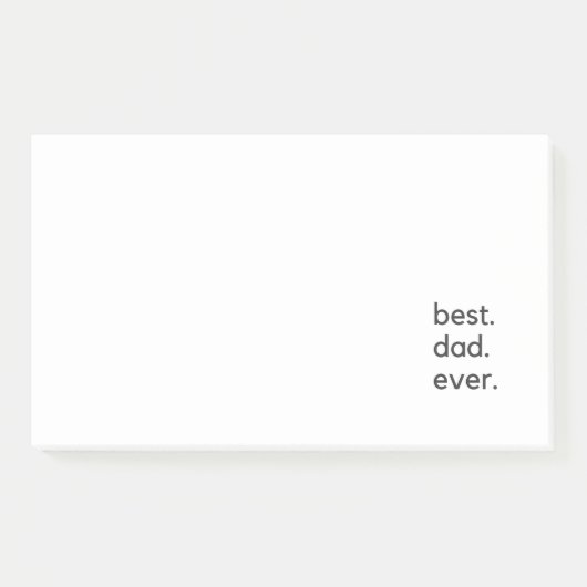 beste vader ooit donker post-it® notes (Voorkant)
