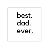 beste vader ooit donker rubberstempel (Afrduk)