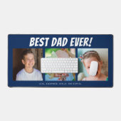 Beste vader ooit | Drie foto's Bureaumat (Keyboard & Muis)