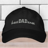 Beste vader ooit eenvoudige moderne typografie geborduurde pet