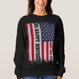 Beste vader ooit en vrolijke Amerikaanse vlag Trui