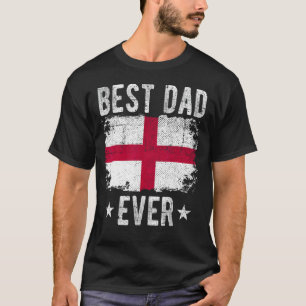 Beste vader ooit Engeland Vlag Beste Engelse vader T-shirt