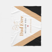 Beste vader ooit fleece deken (Voorkant)