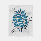 Beste vader ooit fleece deken (Voorkant)