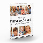 Beste vader ooit Foto Collage Fathers Day (Links)