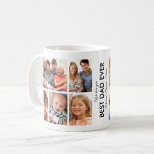 Beste vader ooit Foto Collage Fathers Day Koffiemok