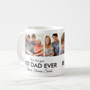 Beste vader ooit Foto Collage Fathers Day Koffiemok
