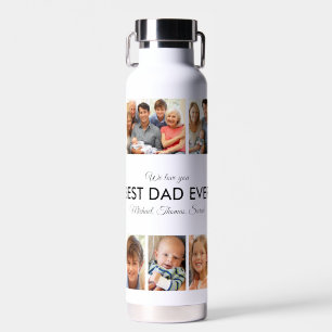 Beste vader ooit Foto Collage Fathers Day Waterfles
